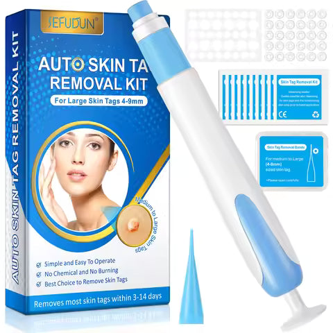 2 IN 1 Auto Micro Skin Tag Remover Device Standard And Micro Skin Tag Removal Kit Adult Mole Wart Remover Face Care Beauty Tools