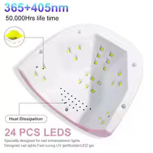 24/6 LED UV Lamp for Nails Gel Polish Drying With LED Display And Motion Sensing Professional Manicure Lamp Dryer Home Use Tool
